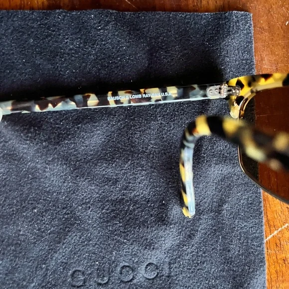 Ray-Ban W1483 Vintage Sq Clubmaster Sunglasses in Black and Gold Tortoise Shell - Picture 4 of 7